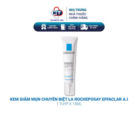  Kem trị mụn chuyên biệt La RochePosay Effaclar A.I. 15ml 