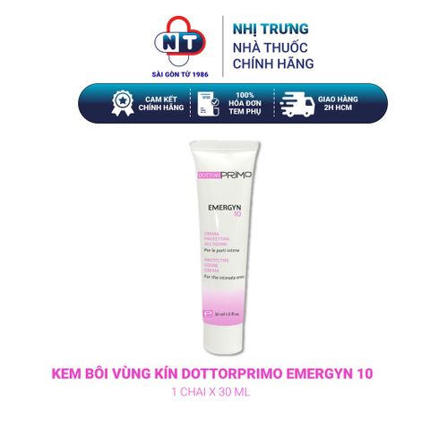  Kem Bôi Vùng Kín DottorPrimo Emergyn 10 chai 30ml 