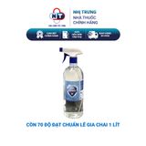  Cồn 70 độ đạt chuẩn Lê Gia chai 1 lít 