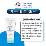  Sữa rửa mặt tẩy trang kiềm dầu Vichy Purete Thermale 3 In 1 One Step Cleanser Sensitive Skin And Eyes 100ml 