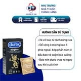  (Che tên sản phẩm) Bao Cao Su Durex Kingtex Hộp 12 bao 