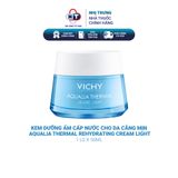  Kem dưỡng ẩm cấp nước cho da căng mịn Vichy Aqualia Thermal Rehydrating Cream Light 50ml 
