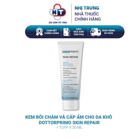 Kem Bôi Chàm và Cấp Ẩm Cho Da Khô DottorPrimo Skin Repair 20ml 