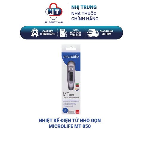  Nhiệt kế điện tử nhỏ gọn Microlife MT 850 