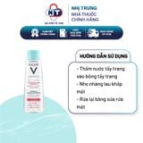  Nước tẩy trang sạch da kiềm dầu Vichy Purete Thermale Mineral Micellar Water Sensitive Skin 200ml 