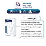 Vớ y khoa 2 đùi màu da hở ngón Jobst Relief 