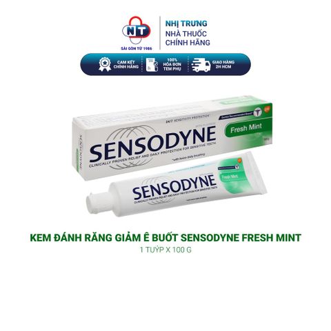  Kem đánh răng giảm ê buốt Sensodyne Freshmint 100g 