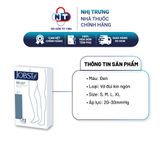  Vớ y khoa 2 đùi màu đen kín ngón Jobst Relief 