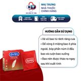  (Che tên sản phẩm) Bao Cao Su Durex Fetherlite Hộp 3 bao 
