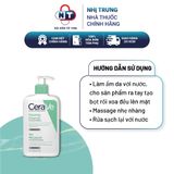  Sữa rửa mặt cho da dầu, tạo bọt, dưỡng ẩm Cerave Foaming Facial Cleanser 473 ml 