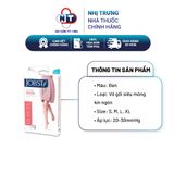  Vớ y khoa 2 gối siêu mỏng màu đen kín ngón Jobst Ultra Sheer 