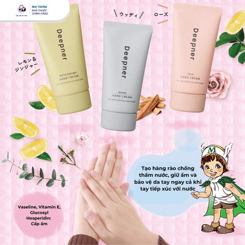  KEM DƯỠNG DA TAY SIÊU MỀM MỊN OMI MENTURM (HƯƠNG GỖ)(NHẬT BẢN) 