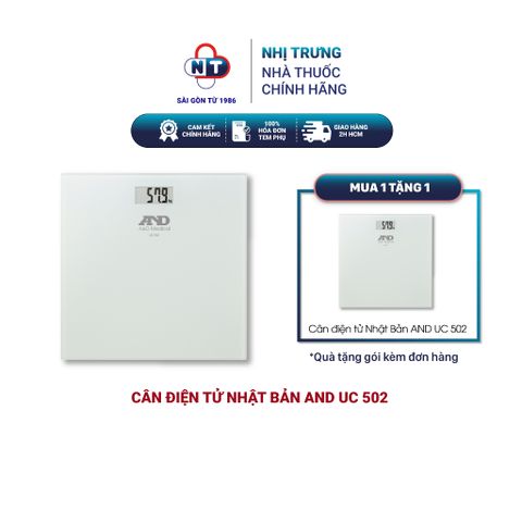  ( Mua 1 tặng 1) Cân điện tử nhật bản AND UC 502 