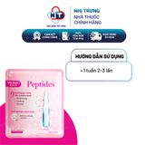  Mặt nạ Peptides Welson Beauty dưỡng ẩm căng bóng da 2 miếng x 25ml 