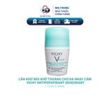  Lăn Khử Mùi Khô Thoáng Cho Da Nhạy Cảm Vichy Antiperspirant Deodorant 50ml 