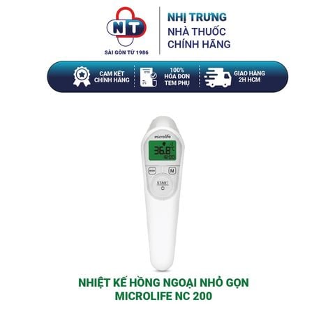  Nhiệt kế hồng ngoại nhỏ gọn Microlife NC 200 