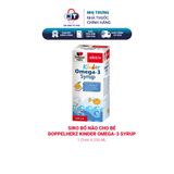  Siro bổ não cho bé Doppelherz Kinder Omega-3 Syrup chai 250ml 