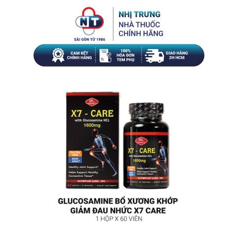  Glucosamine bổ xương khớp giảm đau nhức OL X7 Care 60 viên 