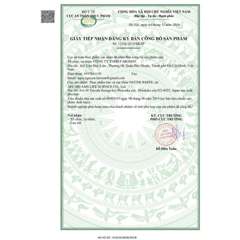  Viên uống hỗ trợ trắng da mờ thâm nám Nucos White 60 viên 