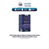  Viên uống bổ não Melatonin Vitamin B ngủ ngon giảm stress Faroson Sleep Cycle hộp 60 viên 