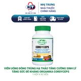  Viên uống đông trùng hạ thảo tăng cường sinh lý và tăng sức đề kháng Organika Cordyceps Hộp 90 viên 