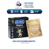  (Che tên sản phẩm) Bao Cao Su Durex Kingtex Hộp 3 bao 