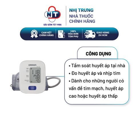  Máy đo huyết áp tự động Omron HEM-7120 