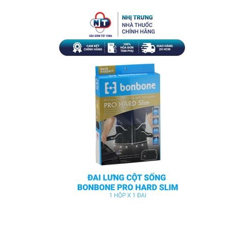  Đai lưng cột sống Bonbone Pro Hard Slim hộp 1 đai 