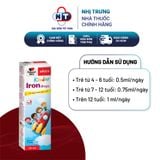  Siro bổ sung sắt cho bé Doppelherz Kinder Iron Drops chai 30ml 