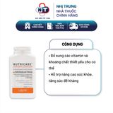  Vitamin tổng hợp và khoáng chất phục hồi sức khoẻ NutriCare Multivitamins and Minerals Hộp 60 viên 