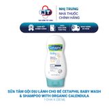  Sữa tắm gội dịu lành cho bé Cetaphil Baby Wash & Shampoo with Organic Calendula 230ml 