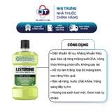  Nước Súc Miệng Ngừa Sâu Răng Vị Trà Xanh Không Cay Listerine Natural Green Tea 750ml 