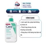  Sữa rửa mặt CeraVe Foaming Facial Cleanser gel moussant 473ml 