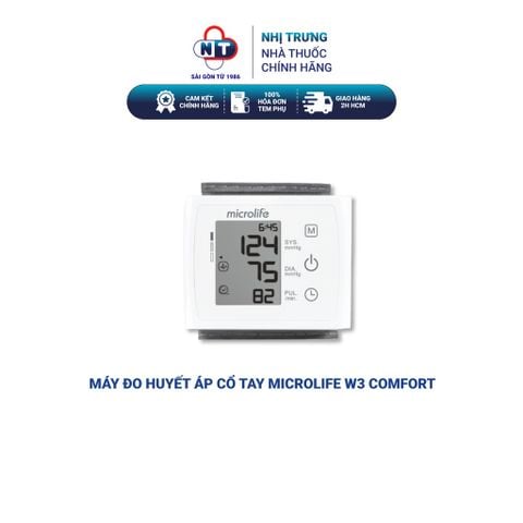  Máy đo huyết áp cổ tay Microlife W3 Comfort 