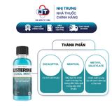  Nước Súc Miệng Giữ Hơi Thở Thơm Mát Listerine Coolmint 100ml 