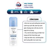  Xịt Khử Mùi Khô Thoáng Suốt 48h Vichy Deodorant Mineral 125ml 