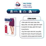  Vớ y khoa 2 đùi mỏng màu da hở ngón Jobst Opaque 