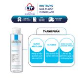  Nước làm sạch sâu và tẩy trang cho da nhạy cảm La Roche-Posay Micellar Water Ultra Sensitive Skin 200ml 