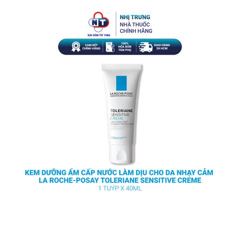  Kem Dưỡng Ẩm Cấp Nước Làm Dịu Cho Da Nhạy Cảm La Roche-Posay Toleriane Sensitive Creme 40ml 