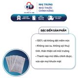  Khẩu trang y tế  4 lớp Nhị Trưng 100% vải không dệt lọc bụi hộp 50 cái màu xám 