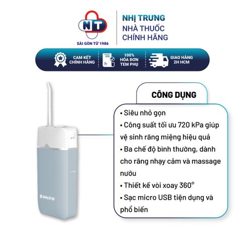  Máy tăm nước B Well Swiss Pro 913 