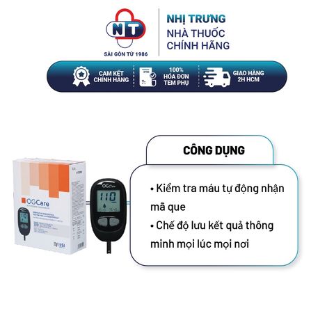  Máy đo đường huyết cao cấp Acon Og Care 