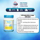  Men vi sinh Life Space Powder For Baby giúp ăn ngon, hỗ trợ tiêu hóa và tăng cường hệ miễn dịch cho bé 0-3 tuổi lọ 60g 