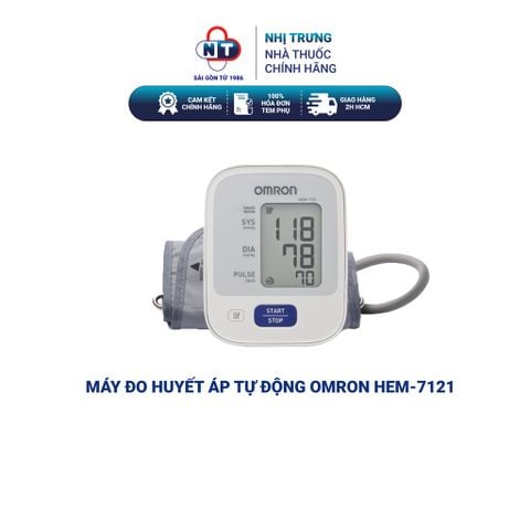  Máy đo huyết áp tự động Omron HEM-7121 