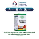 Viên uống hỗ trợ sức khỏe tim mạch điều hòa mỡ máu Organika Cholesterol Hộp 60 viên 