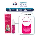  Viên uống bổ sung Vitamin D3 phát triển chiều cao Valens Dimao chai 25ml 