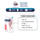  Vớ y khoa 2 gối siêu mỏng màu da kín ngón Jobst Ultra Sheer 