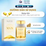  Viên uống NMN chống lão hóa hỗ trợ sức khỏe Nucos NMN 1 hộp x 60 viên 