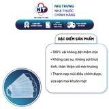  Khẩu trang y tế 4 lớp kháng khuẩn Nhị Trưng hộp 50 cái màu xanh 