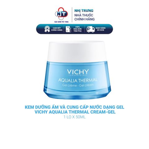  Kem dưỡng ẩm và cung cấp nước dạng gel Vichy Aqualia Thermal Cream-Gel 50ml 